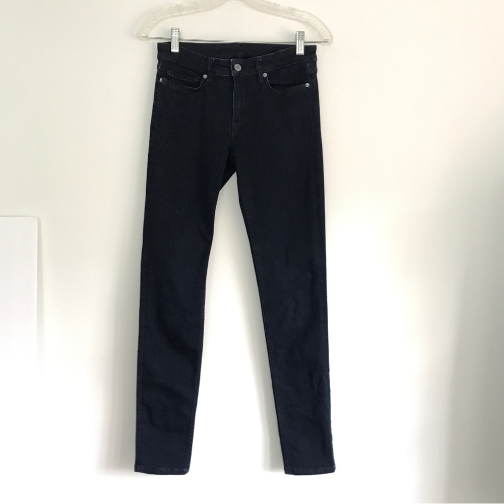 ALL SAINTS Mast Skinny Jeans Dark Indigo Low Rise Size 26